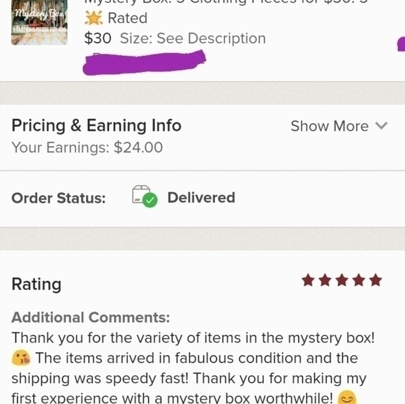 Mystery Box! 5 Clothing Pieces for $30! - Picture 3 of 11